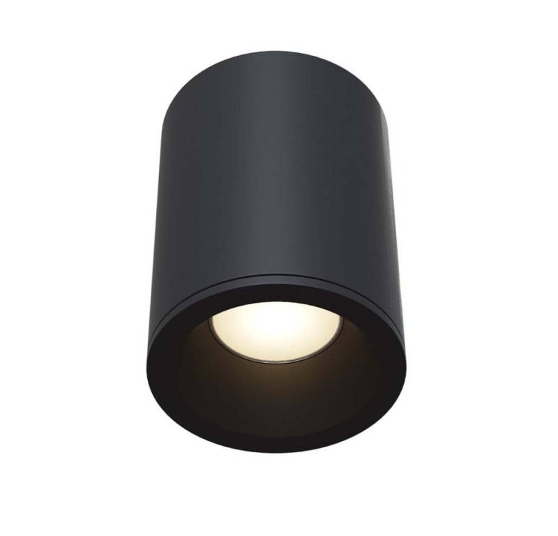Maytoni Deckenspot, LED-Leuchtmittel fest verbaut, Badezimmerleuchte Deckenleuchte Deckenspot Lampe IP65 Alu Schwarz D von Maytoni