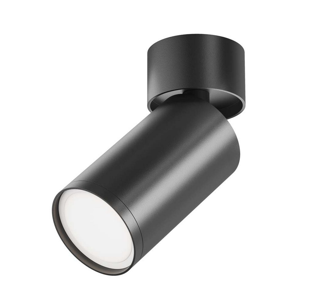 Maytoni Deckenspot, LED-Leuchtmittel fest verbaut, Deckenlampe Deckenleuchte Spotlampe Wohnzimmerleuchte GU10 schwarz von Maytoni