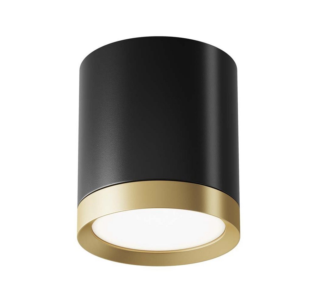 Maytoni Deckenspot, Deckenlampe Leuchte Aufbaulampe Esszimmerleuchte Alu schwarz gold D von Maytoni