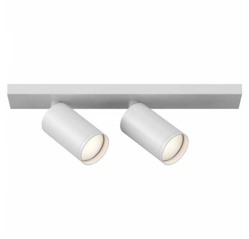 Maytoni Deckenspot, Deckenleuchte Deckenlampe Esszimmerleuchte 2 flammig Alu weiß von Maytoni