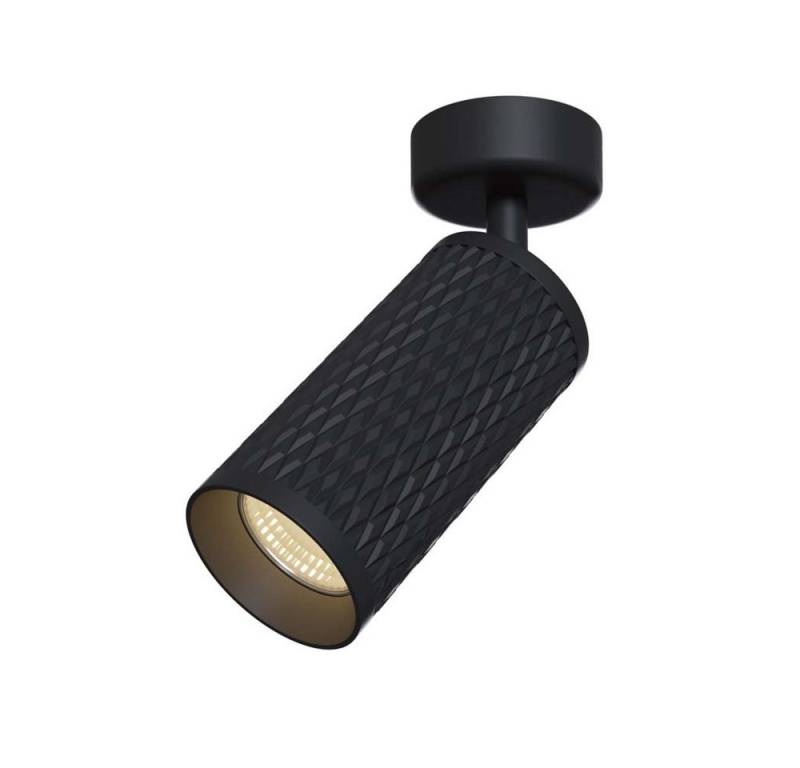 Maytoni Deckenspot, LED-Leuchtmittel fest verbaut, Deckenleuchte Deckenlampe Spotstrahler Wohnzimmerlampe schwarz GU10 von Maytoni