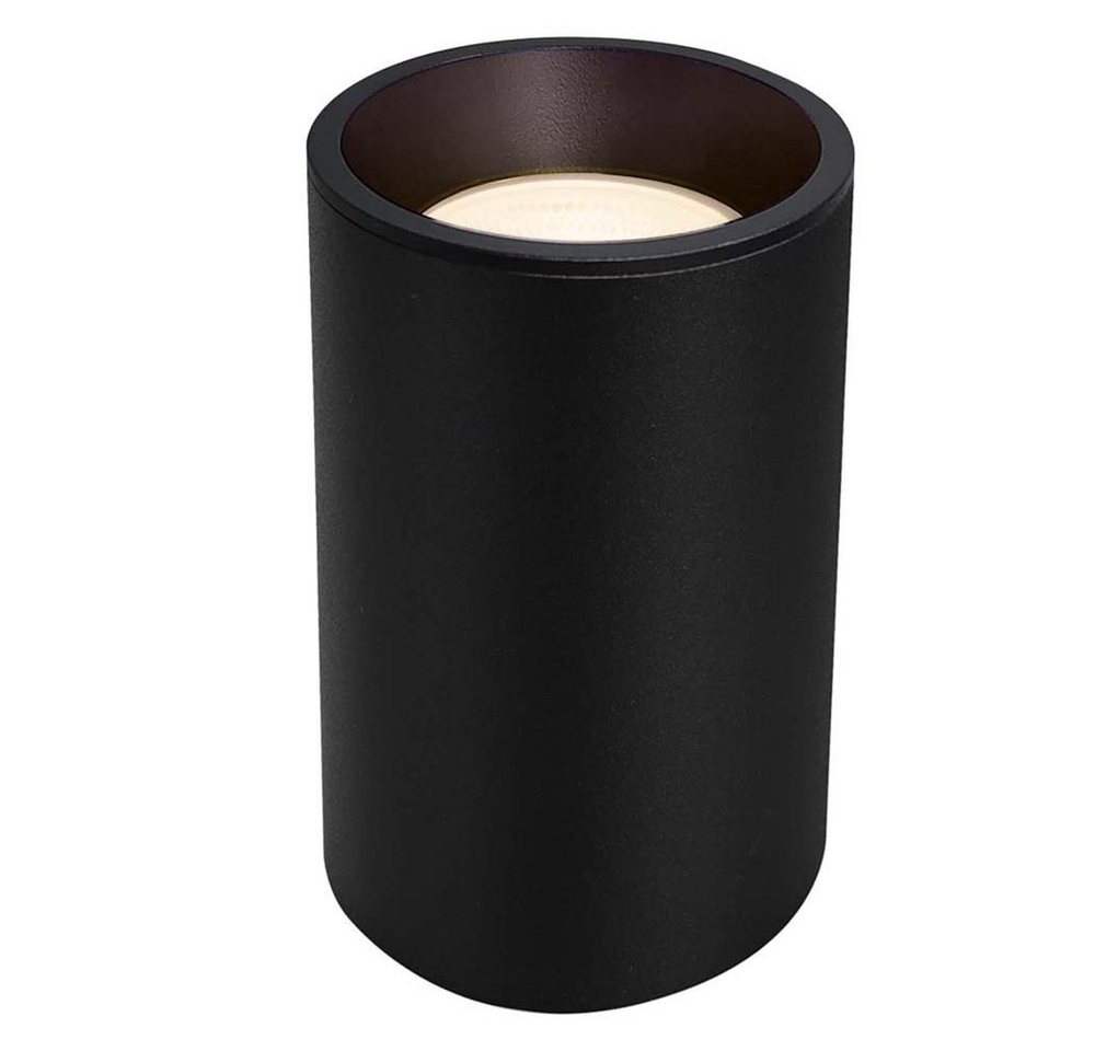 Maytoni Deckenspot, LED-Leuchtmittel fest verbaut, Deckenspot Badezimmerleuchte Deckenleuchte Lampe IP65 Alu Schwarz D von Maytoni