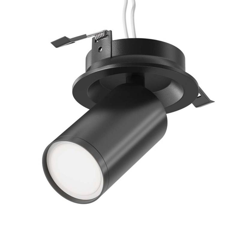 Maytoni Einbauleuchte, Leuchtmittel nicht inklusive, Deckenlampe Deckenleuchte Einbau Esszimmerleuchte schwarz GU10 von Maytoni