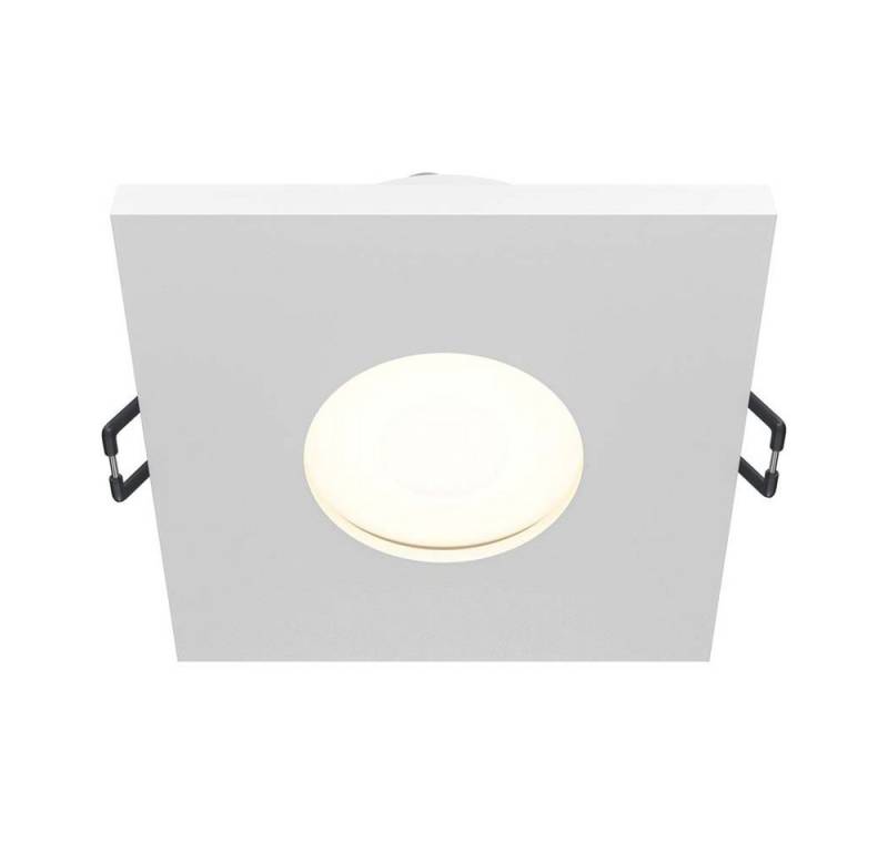 Maytoni Einbauleuchte, Leuchtmittel nicht inklusive, Einbauleuchte Deckenlampe Badezimmerlampe Bad 1 flammig IP65 schwarz D von Maytoni