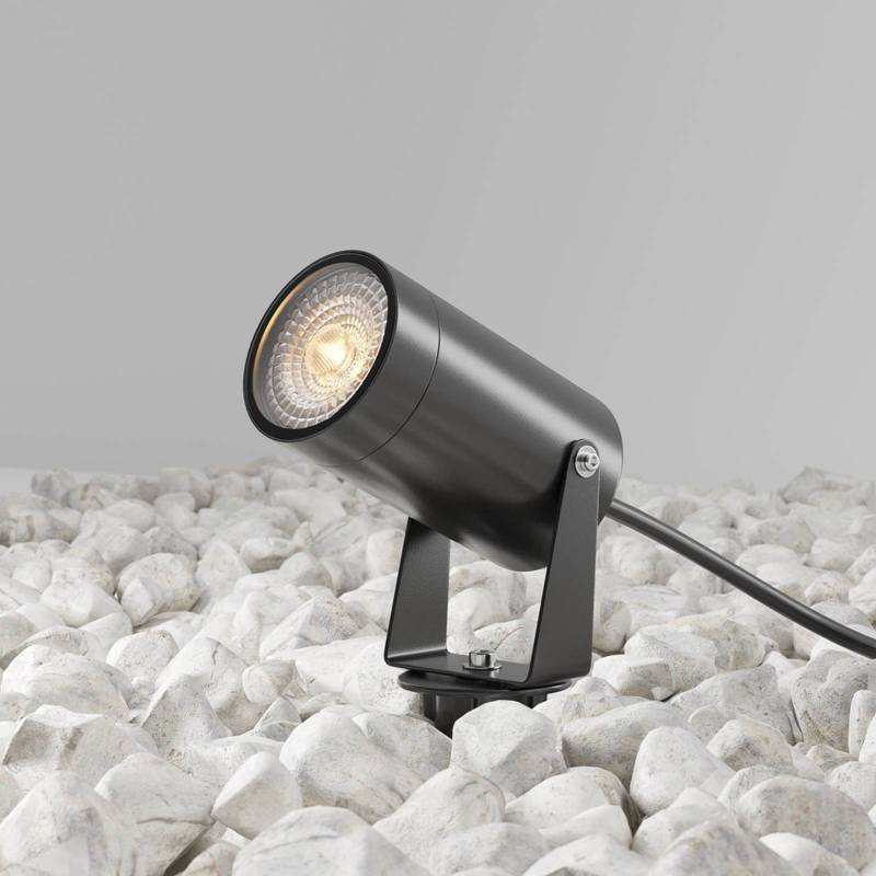 Maytoni Erdspießstrahler Scope, schwarz, Aluminium, IP65 von Maytoni