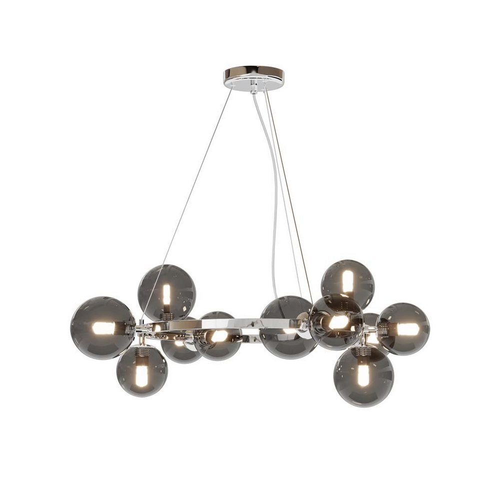 Maytoni Hängeleuchte, Leuchtmittel nicht inklusive, Deckenleuchte Pendellampe Hängelampe Esszimmerlampe Chrom Glas Maytoni Hängeleuchte, Leuchtmittel nicht inklusive, Deckenleuchte Pendellampe Hängelampe Esszimmerlampe Chrom Glas von Maytoni