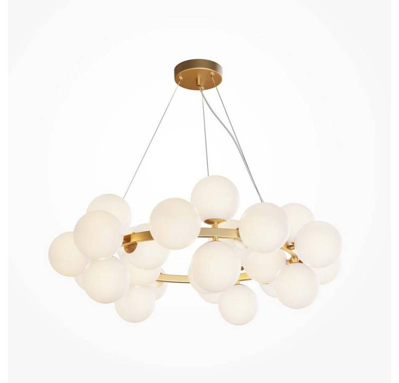 Maytoni Hängeleuchte, Hängelampe Pendellampe Hängeleuchte Glas Wohnzimmerlampe gold weiß H Maytoni Hängeleuchte, Hängelampe Pendellampe Hängeleuchte Glas Wohnzimmerlampe gold weiß H von Maytoni