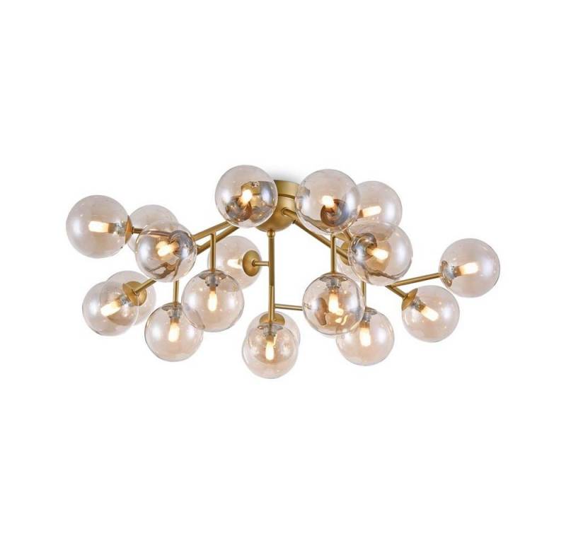 Maytoni Kugelleuchte, LED-Leuchtmittel fest verbaut, Deckenleuchte Wohnzimmerleuchte Deckenlampe Metall Glas Gold Maytoni Kugelleuchte, LED-Leuchtmittel fest verbaut, Deckenleuchte Wohnzimmerleuchte Deckenlampe Metall Glas Gold von Maytoni