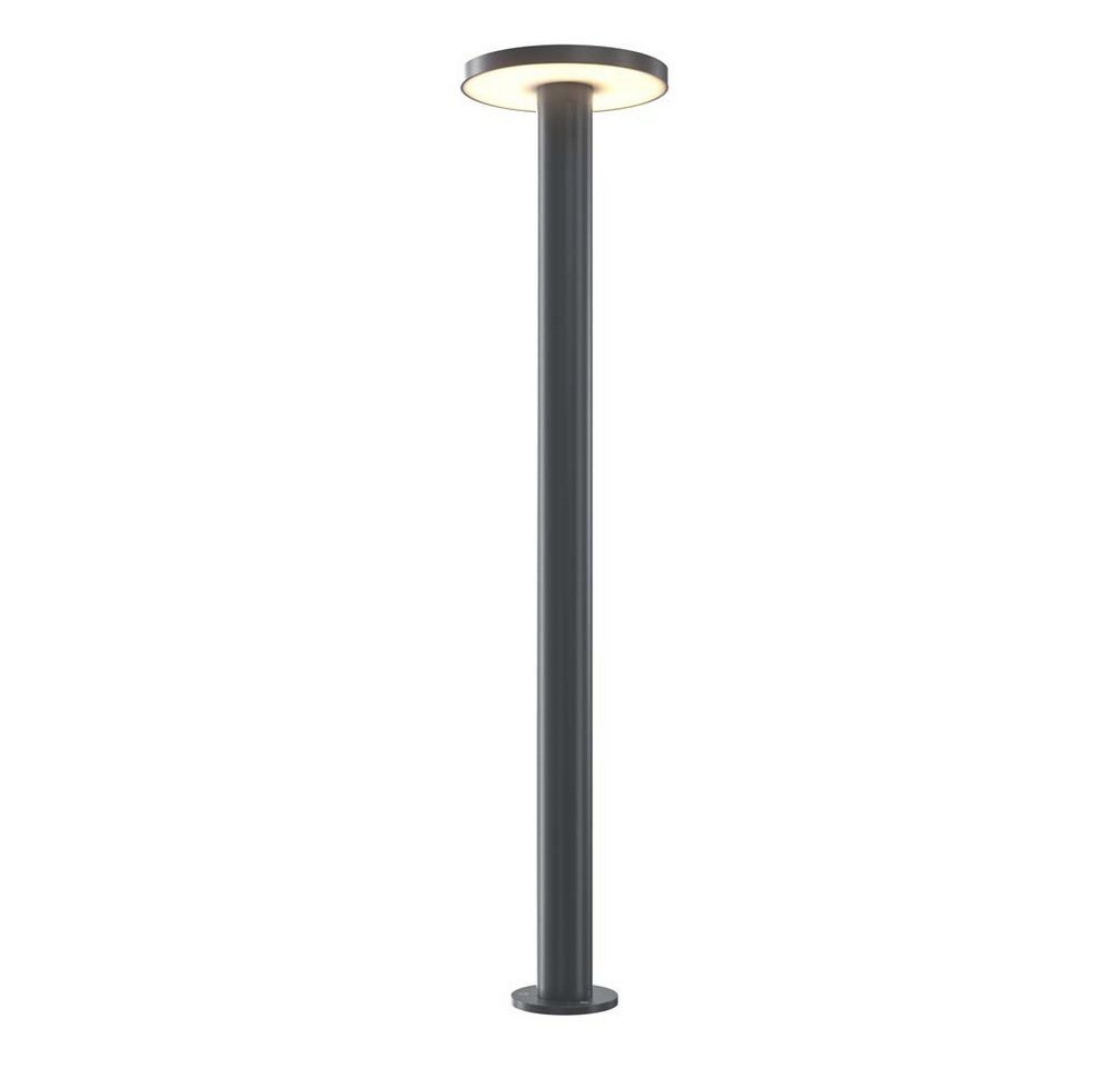Maytoni LED Außen-Stehlampe, Leuchtmittel nicht inklusive, Stehleuchte Außenleuchte Wegeleuchte LED Standlampe Metall Graphit von Maytoni