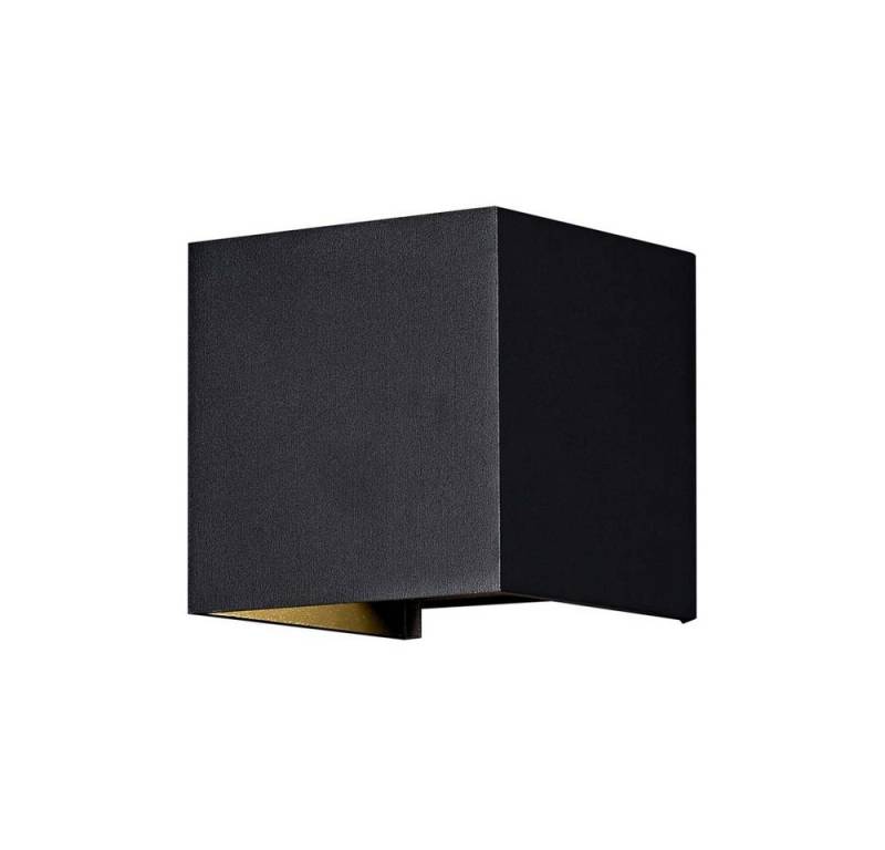 Maytoni LED Außen-Wandleuchte, Außenleuchte Wandleuchte Wandlampe Fassadenleuchte LED Schwarz Würfel Maytoni LED Außen-Wandleuchte, Außenleuchte Wandleuchte Wandlampe Fassadenleuchte LED Schwarz Würfel von Maytoni