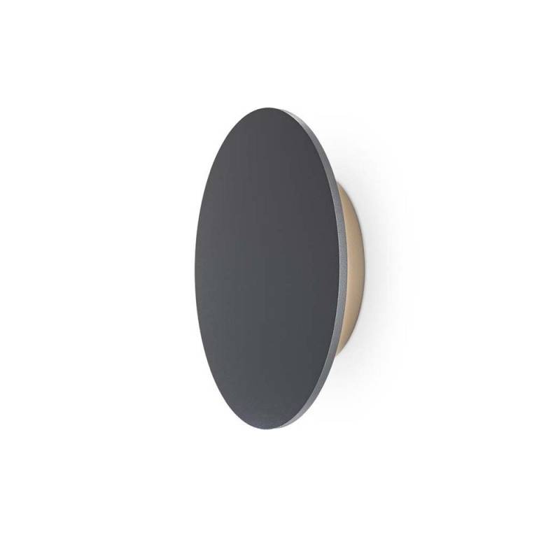 Maytoni LED Außen-Wandleuchte, Leuchtmittel nicht inklusive, Wandleuchte Außenleuchte LED Wandlampe Metall Graphit IP65 D 18 cm von Maytoni