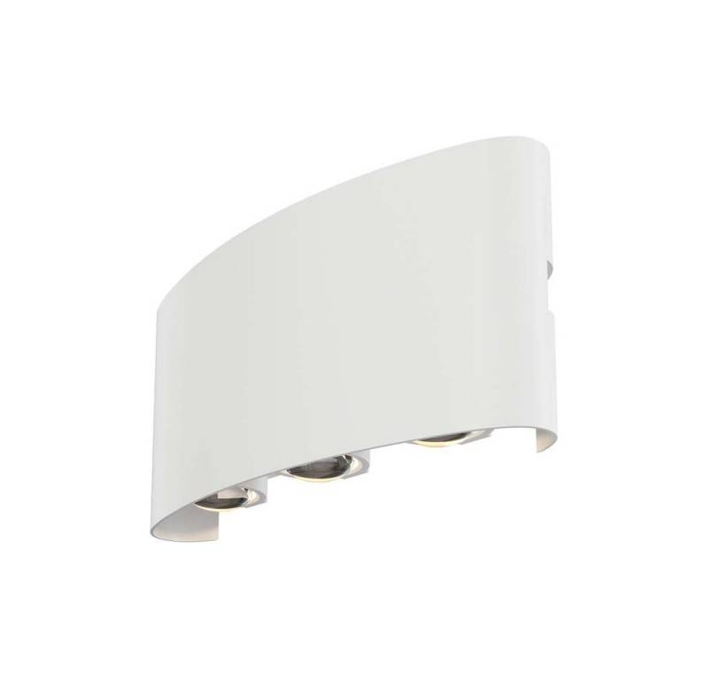 Maytoni LED Außen-Wandleuchte, Wandleuchte Außenleuchte Fassadenleuchte LED Wandlampe IP54 Weiss von Maytoni
