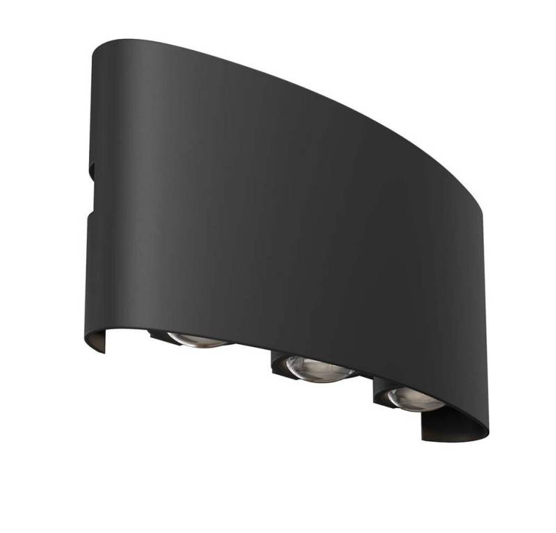 Maytoni LED Außen-Wandleuchte, Wandleuchte Außenleuchte LED Wandlampe Schwarz Metall IP54 Maytoni LED Außen-Wandleuchte, Wandleuchte Außenleuchte LED Wandlampe Schwarz Metall IP54 von Maytoni