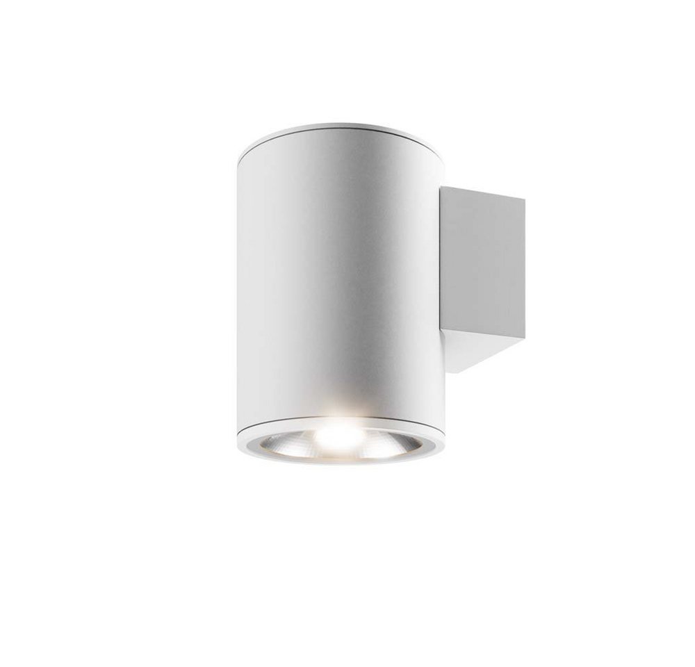 Maytoni LED Außen-Wandleuchte, Wandleuchte Außenleuchte Wandlampe LED Weiss Metall Glas Spotleuchte H von Maytoni