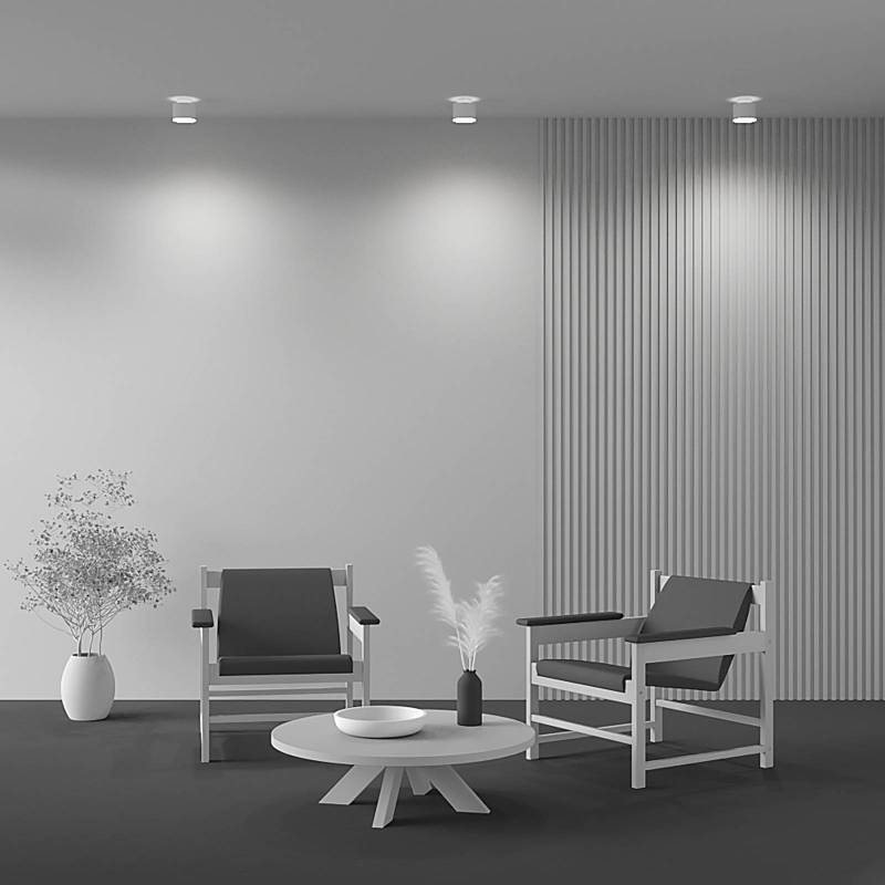 Maytoni LED-Deckenlampe Planet, weiß Ø 10cm Aluminium 3.000K von Maytoni