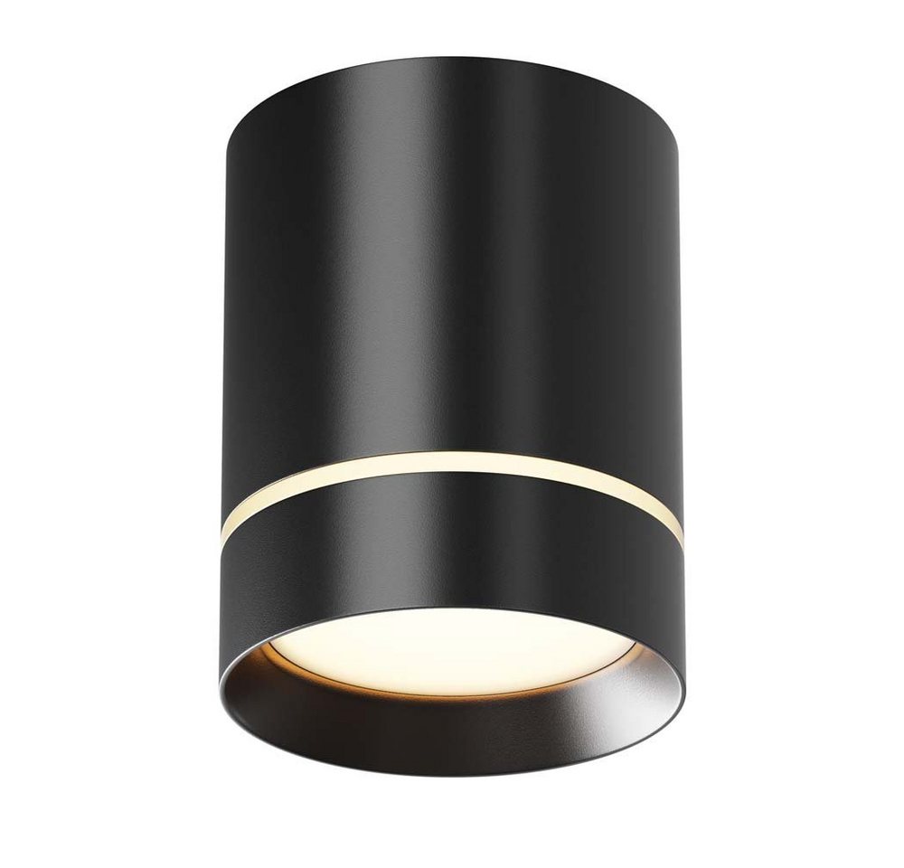 Maytoni LED Deckenleuchte, Aufbauleuchte Deckenlampe Wohnzimmerleuchte LED Aluminium schwarz von Maytoni