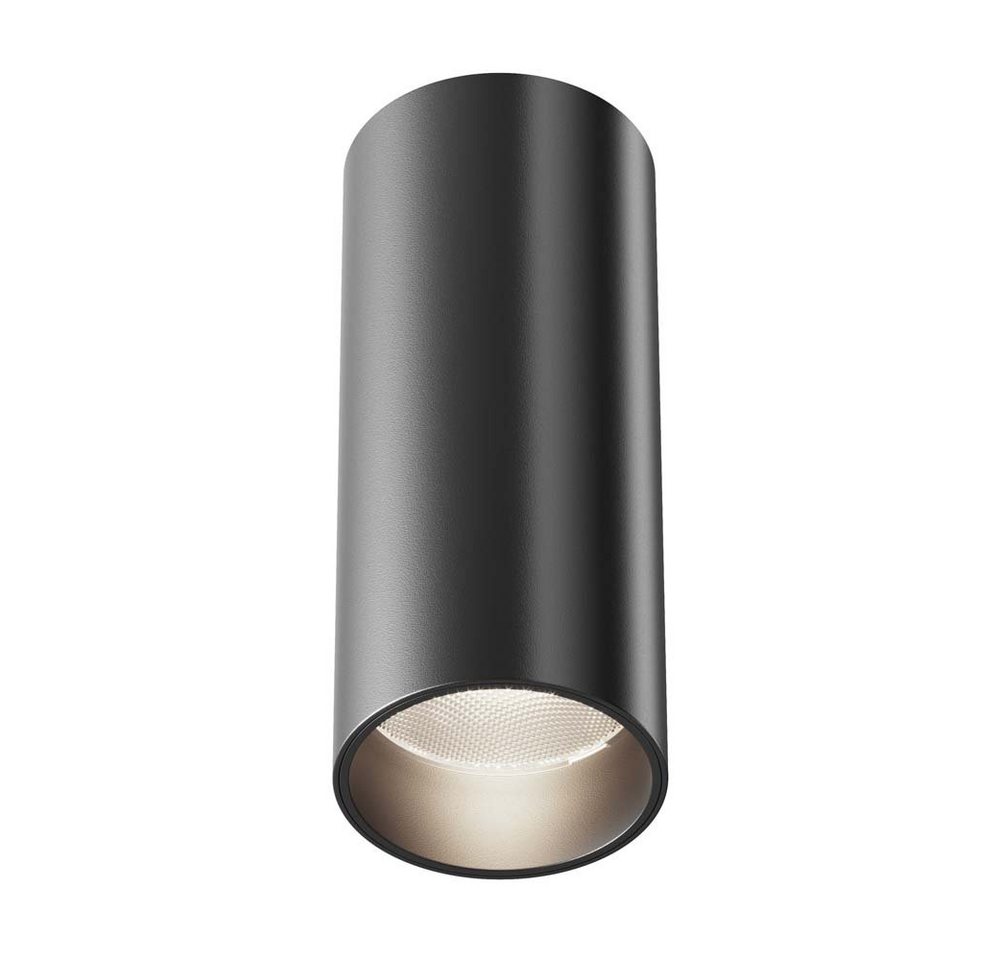 Maytoni LED Deckenleuchte, Deckenlampe Deckenleuchte Wohnzimmerlampe dimmbar Metall schwarz von Maytoni