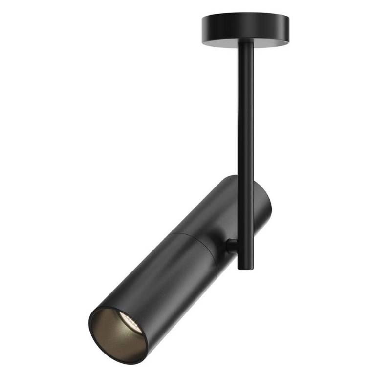 Maytoni LED Deckenspot, LED-Leuchtmittel fest verbaut, Deckenleuchte Deckenstrahler Deckenlampe Alu Schwarz Strahler von Maytoni