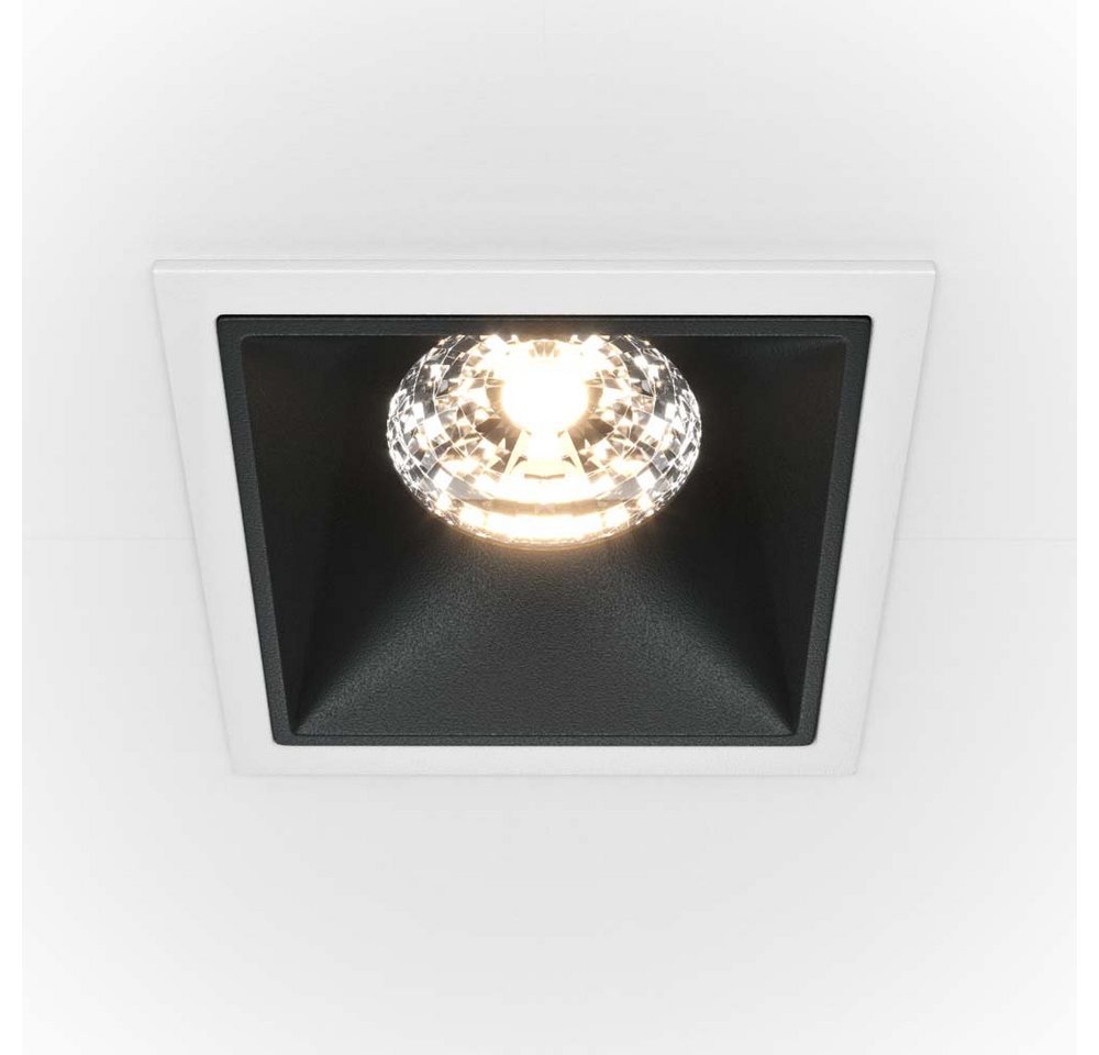 Maytoni LED Einbaustrahler, Einbauleuchte LED Deckenlampe Wohnzimmerlampe Spot Schwarz Weiss von Maytoni