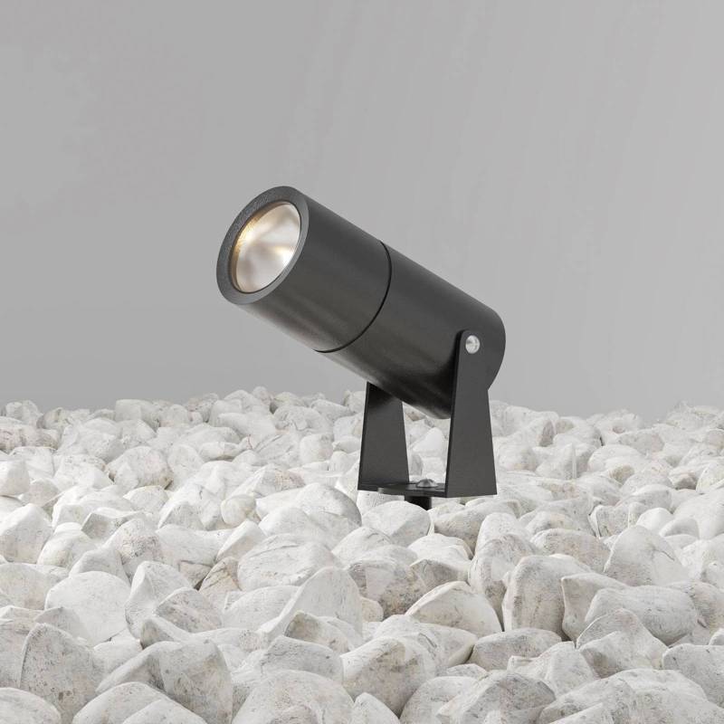 Maytoni LED-Erdspießstrahler Bern, graphit, Ø5,5cm, 5W, IP65 von Maytoni