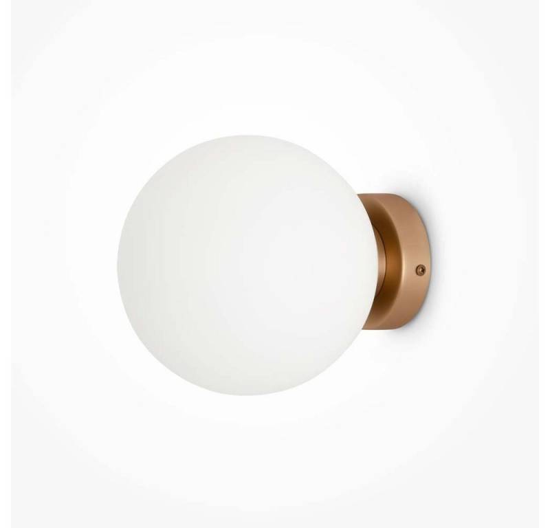 Maytoni LED Gartenstrahler, Wandleuchte Wandlampe Flurlampe Schlafzimmerlampe Weiss Glas Gold D 18 Maytoni LED Gartenstrahler, Wandleuchte Wandlampe Flurlampe Schlafzimmerlampe Weiss Glas Gold D 18 von Maytoni