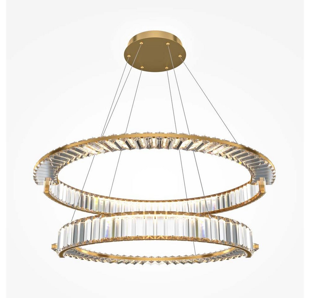 Maytoni LED-Hängeleuchte, Hängelampe Luster Pendellampe LED Kristalle klar Wohnzimmerlampe von Maytoni