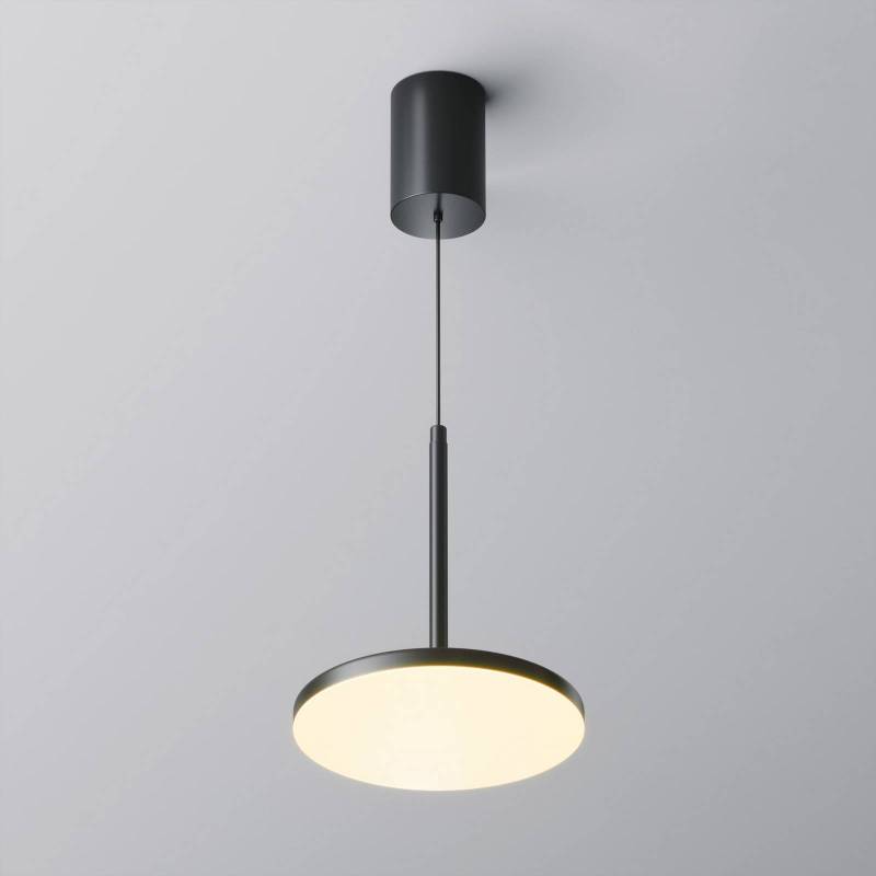 Maytoni LED-Hängeleuchte Plato, schwarz, Ø 18,5cm, Aluminium von Maytoni