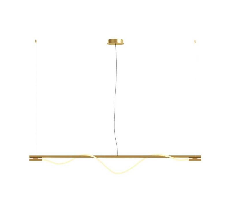 Maytoni LED-Hängeleuchte, LED-Leuchtmittel fest verbaut, Hängelampe Pendelleuchte Esstischlampe gold LED Wohnzimmerleuchte H Maytoni LED-Hängeleuchte, LED-Leuchtmittel fest verbaut, Hängelampe Pendelleuchte Esstischlampe gold LED Wohnzimmerleuchte H von Maytoni