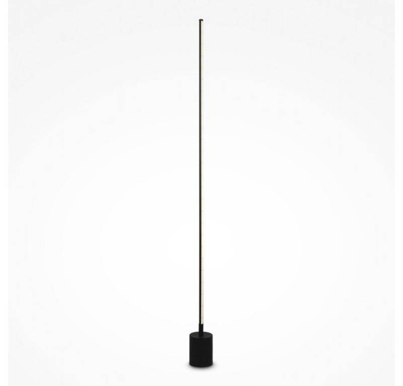 Maytoni LED Stehlampe Flow, Farbe: Schwarz, :, Leuchtmittel enthalten: Ja, fest verbaut, LED,, Warmweiß von Maytoni