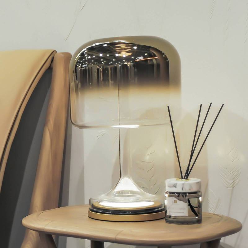 Maytoni LED-Tischleuchte Spirito, gold, Glas, Höhe 42 cm von Maytoni