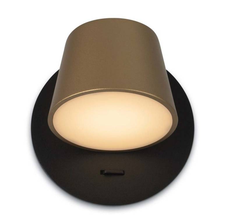 Maytoni LED Wandleuchte, Wandlampe Wandleuchte Spotlampe Flurleuchte Spot beweglich schwarz von Maytoni