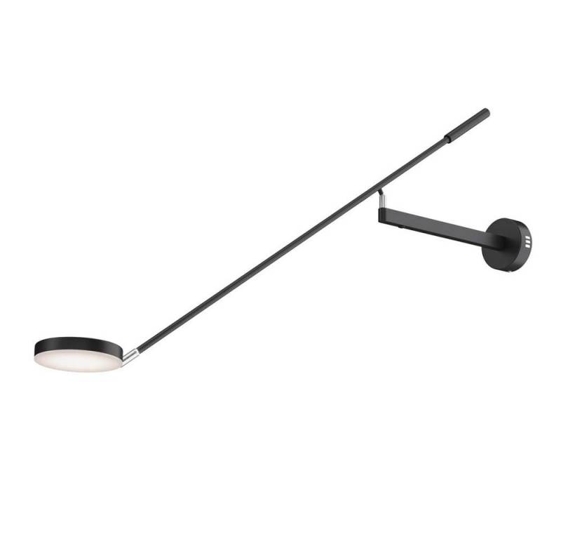 Maytoni LED Wandleuchte, Leuchtmittel nicht inklusive, Wandleuchte Schlafzimmerlampe Spotleuchte LED Dimmer schwarz beweglich von Maytoni