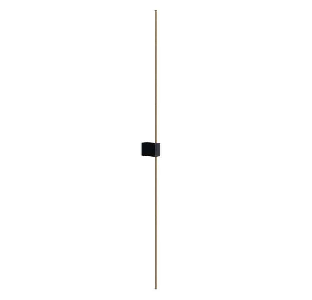 Maytoni LED Wandleuchte, Wandleuchte Wohnzimmerleuchte Wandlampe LED gold schwarz indirekte von Maytoni