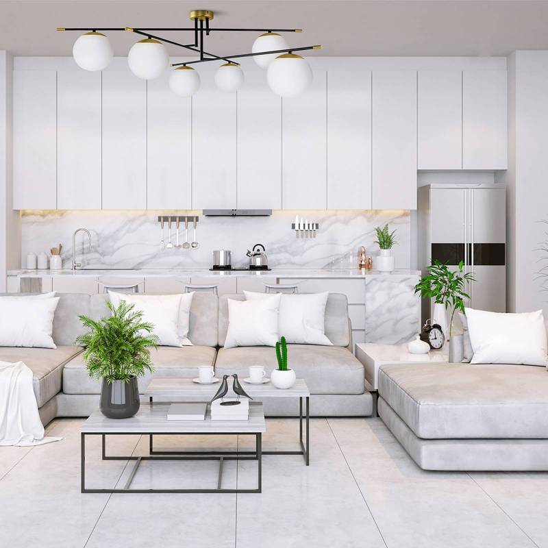 Maytoni Nostalgia, Deckenleuchte 6-flammig, Glas Maytoni Nostalgia, Deckenleuchte 6-flammig, Glas von Maytoni