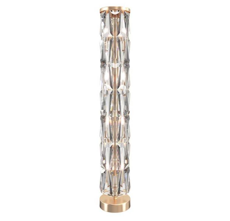 Maytoni Stehlampe, Stehleuchte Standlampe Wohnzimmerlampe Schlafzimmerlampe Gold H 126,5 von Maytoni