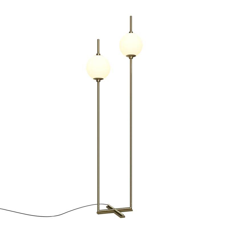 Maytoni Stehleuchte The Sixth Sense 2-flammig messing von Maytoni