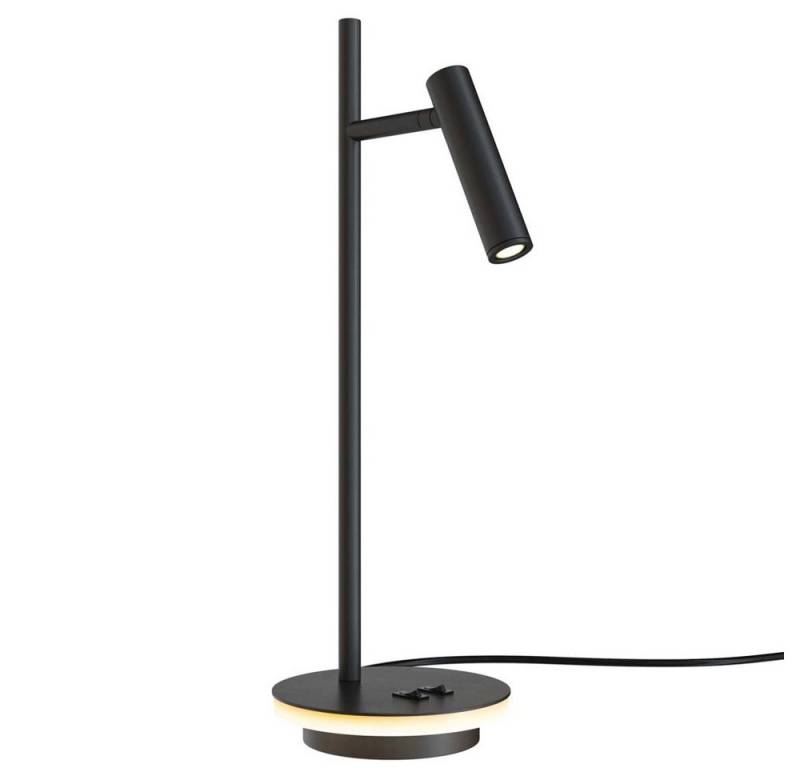 Maytoni Tischleuchte, Leuchtmittel nicht inklusive, Tischlampe Schreibtischlampe Tischleuchte schwarz Spot beweglich LED von Maytoni
