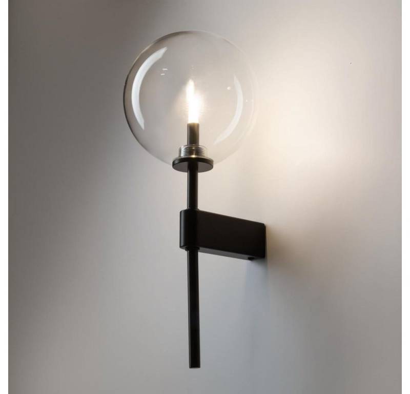 Maytoni Wandleuchte Wandleuchte Mood in Schwarz und Transparent G4 von Maytoni