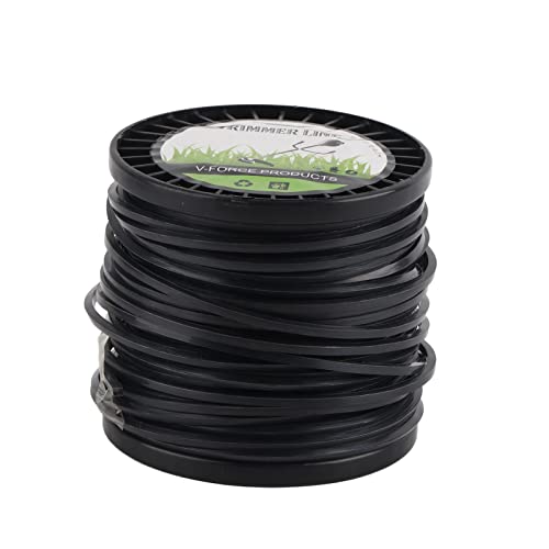 Mayueri 3,3 Mm String Trimmer Line Hocheffizienz Quadratische Schwarz -Trimmer -Linie für Rasenmäher und Trimmer -Nylonmaterial (50 m) von Mayueri