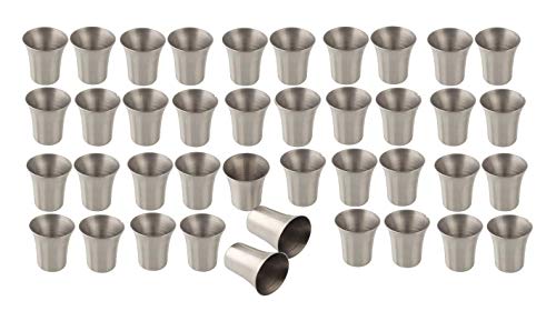 Mayur Exports Communion Ware Set of 40 Small Holy Cups Stainless Steel Communion Fellowship Cups von Mayur Exports