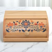 Vintage Handgemachte Brot Box - Rustikaler Küchen Organizer Aus Buchenholz Für Die Aufbewahrung Der Arbeitsplatte Langlebig Und Stilvoller Halter Vintage Handgemachte Brot Box - Rustikaler Küchen Organizer Aus Buchenholz Für Die Aufbewahrung Der Arbeitsplatte Langlebig Und Stilvoller Halter von Mayvori