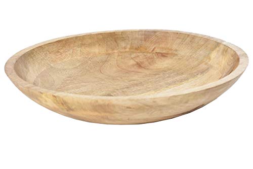 Holzschale Schale Dekoschale Servierschale Obstschale Holz Ø 40cm A040 von Mazali