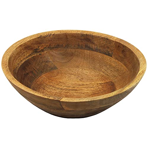 Mazali Ko Serv Schüssel Mangoholz, Holz, Multicolour, 34 x 34 x 14 cm von Mazali Ko Serv