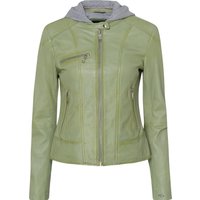 Maze Lederjacke, mit Kapuze von Maze