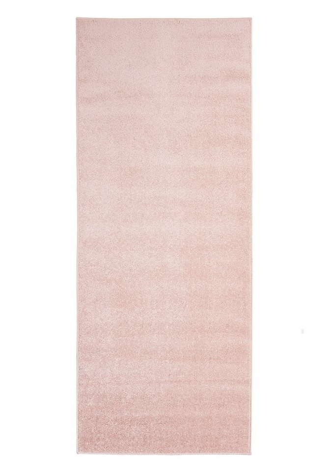 Designteppich Modern Teppich Einfarbig Muster Pink 1 farbe - Kurzflor, Mazovia, 60 x 200 cm, Geeignet für Fußbodenheizung, Höhe 7 mm, Kurzflor von Mazovia