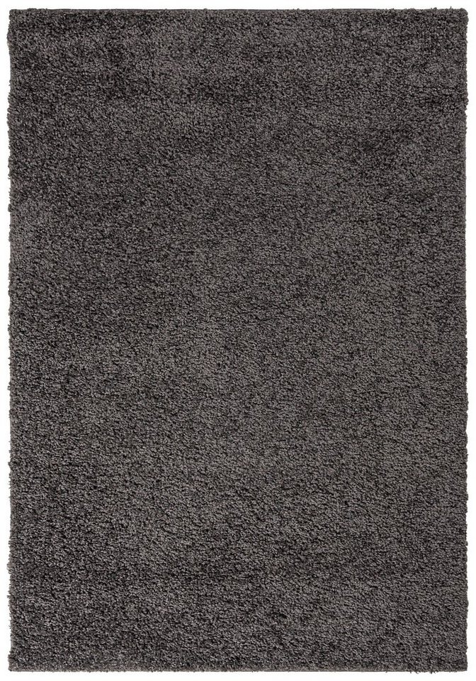 Hochflor-Teppich Hochflor Shaggy Teppich für Wohnzimmer - Höhe 30 mm Grau, Mazovia, 120 x 170 cm, Pflegeleicht, Einfarbig Uni, Langflor, Rechteckig, Weich von Mazovia