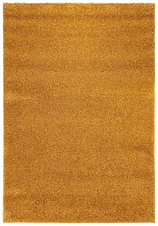 Hochflor-Teppich Hochflor Shaggy Teppich für Wohnzimmer - Höhe 30 mm Orange, Mazovia, 60 x 100 cm, Pflegeleicht, Einfarbig Uni, Langflor, Rechteckig, Weich von Mazovia