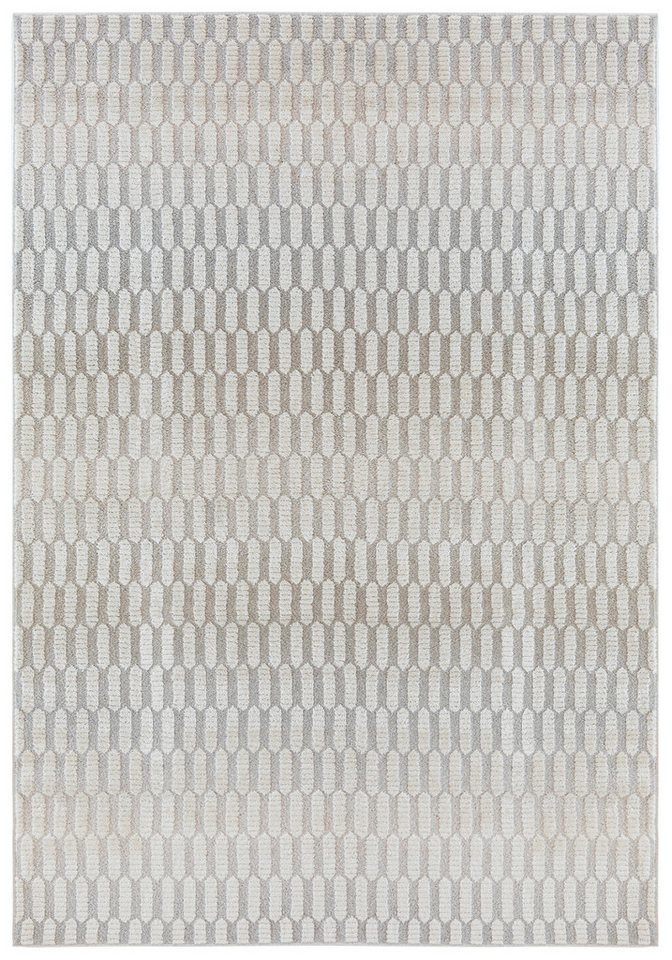 Mazovia Designteppich Modern Geometrisch Wohnzimmer, 80 x 150 cm, Fußbodenheizung von Mazovia