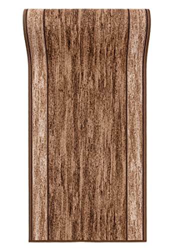 Mazovia Küchenläufer rutschfest - Küchenteppich - Teppich Kurzflor Läufer für Küche - Meterware Braun 80 x 150 cm von Mazovia