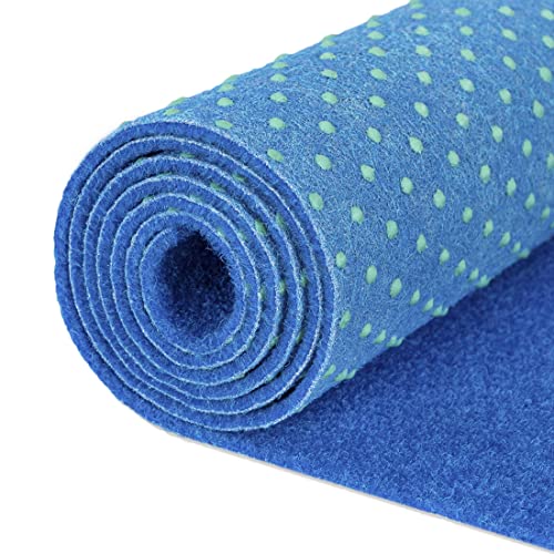 Mazovia Kunstrasen Balkon Teppich Wasserfest - Kunstrassenteppich Outdoor - Rasenteppich Balkon Meterware mit Noppen - Kunstgras Balkonteppich 6,5 mm - Blau - 300 x 375 cm von Mazovia